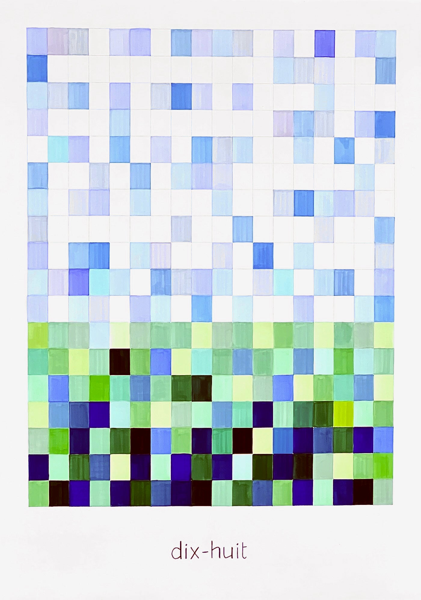 #18 : Dix-huit : Bleu et la mer